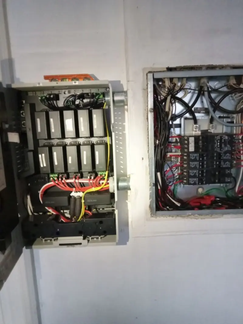 Electrical panel upgrade completed for Indoor Lighting Installation in Wichita